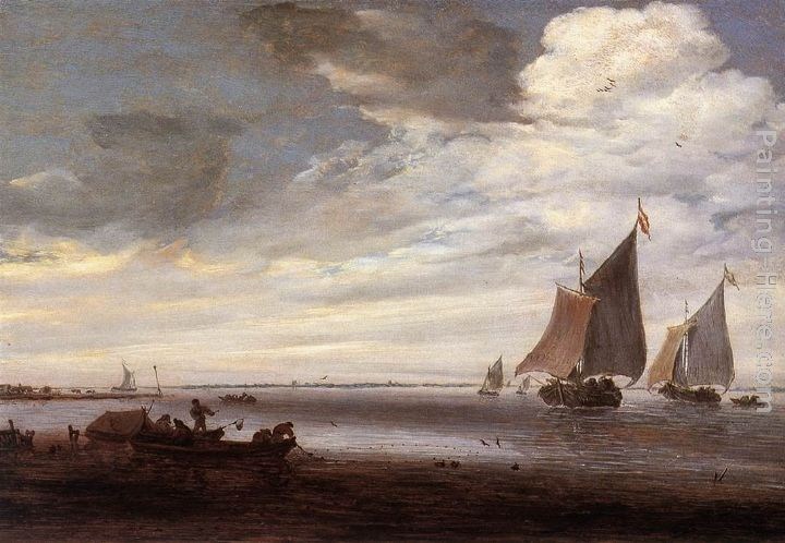 Salomon van Ruysdael River Scene